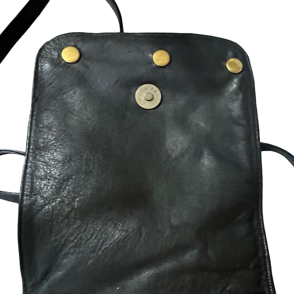 Vintage Raw Amethyst Crystal Copa Collection Black Leather Purse - Picture 6 of 9